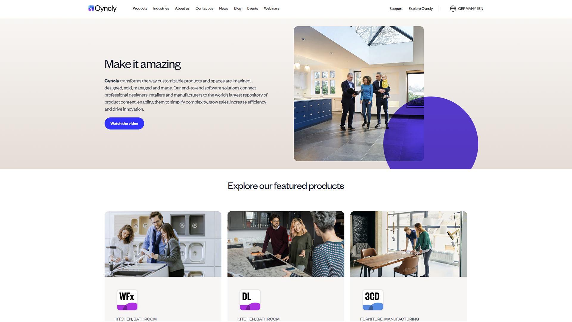 CYNCLY Website